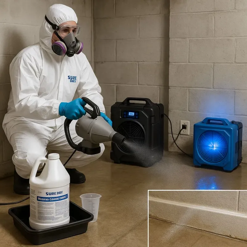 Sanitization and Odor Removal process in Evansville, WY